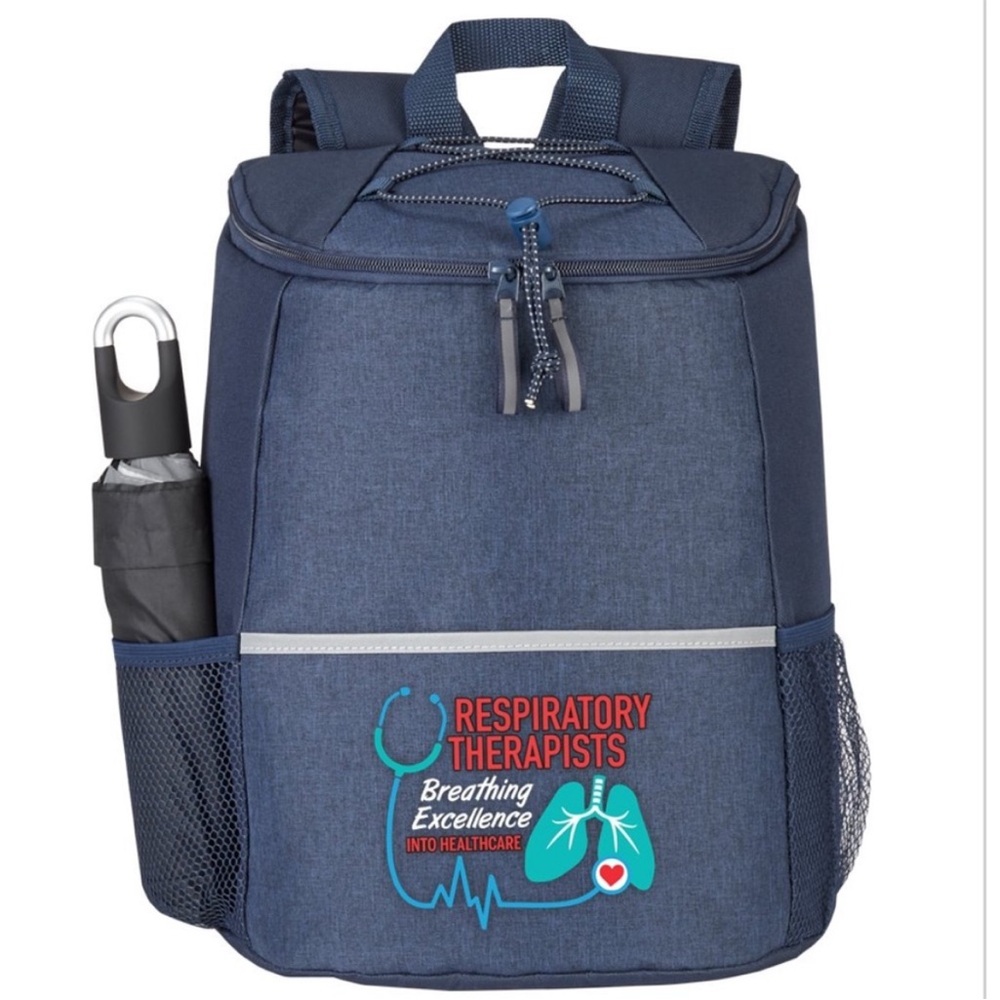 Navy Blue Respiratory Therapist Backpack
